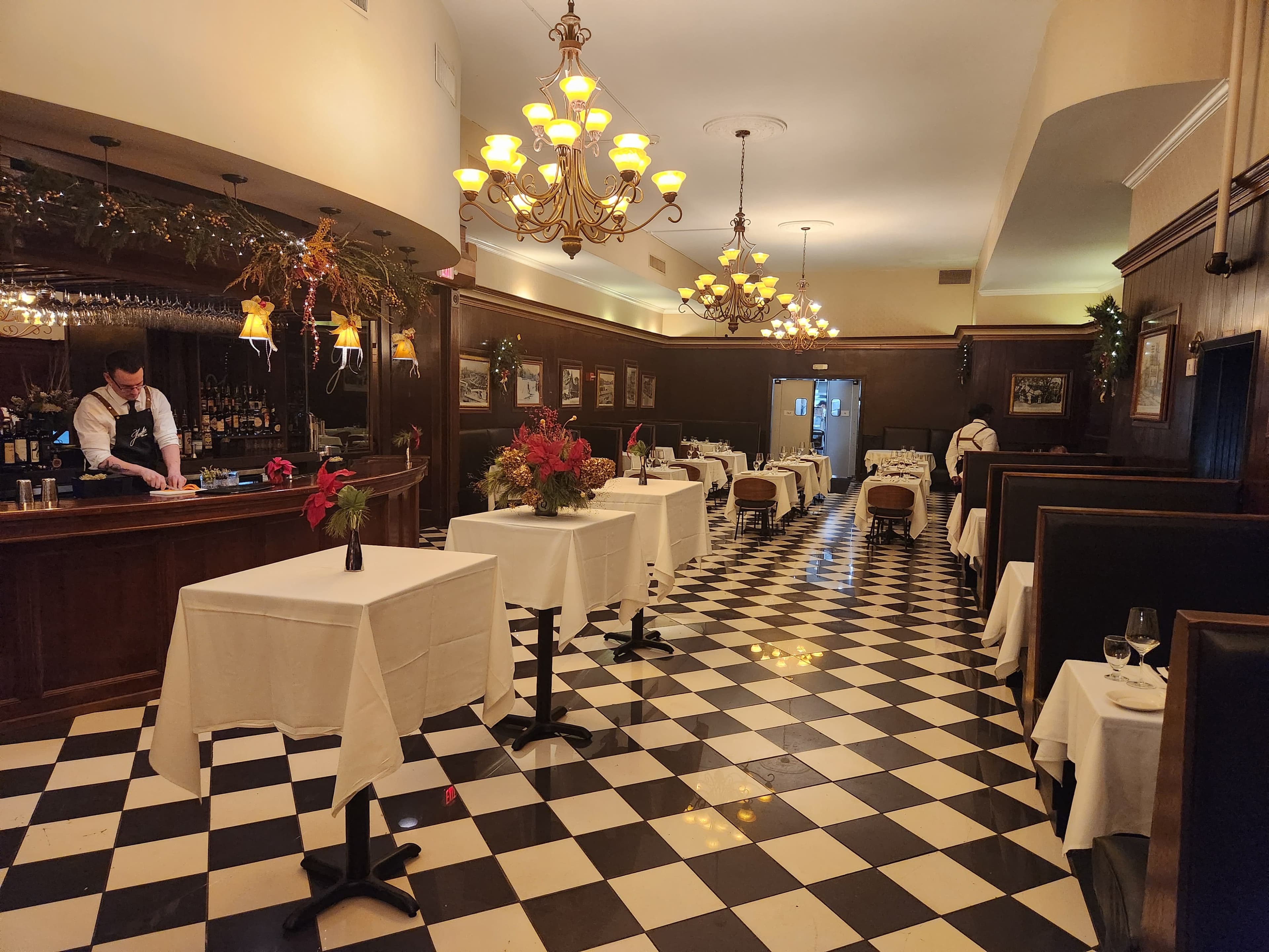 A bar area suitable for groups