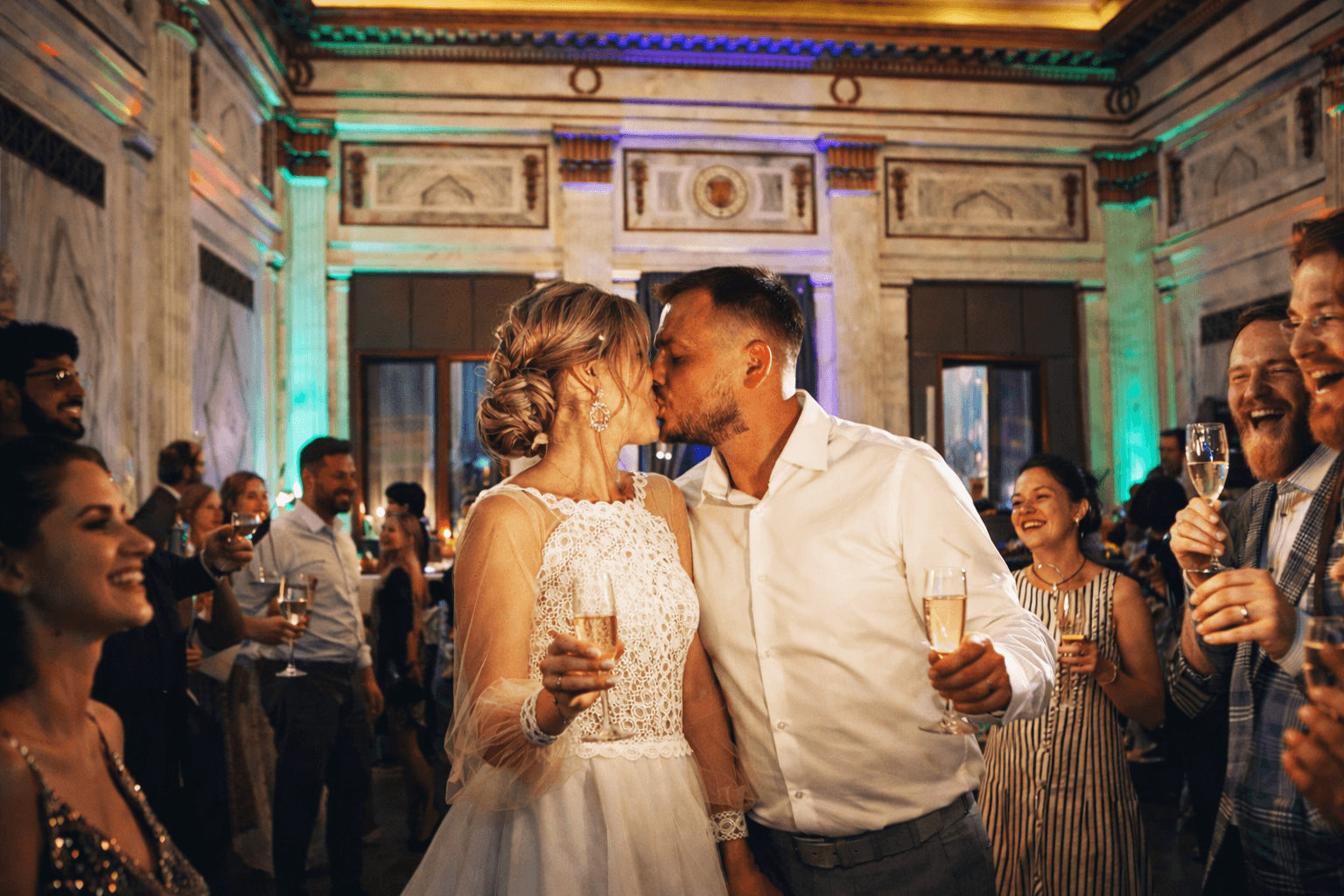 A historic building exterior representing NeoVista venues