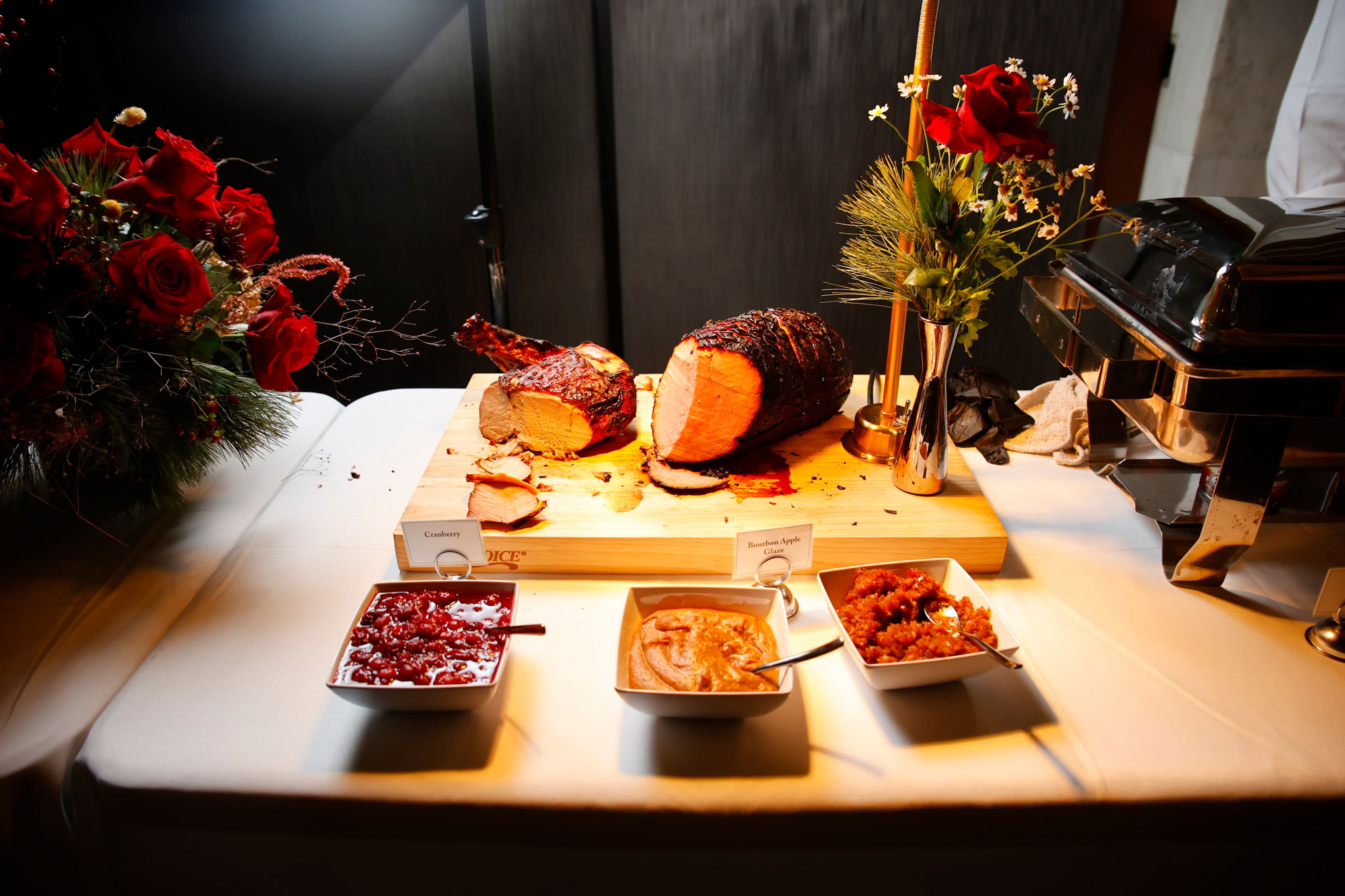 Clean bar in a darker setting